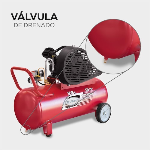 Compresor Banda 110/220 Volt 1750Rpm 1.5 Evans E13Vme150-108