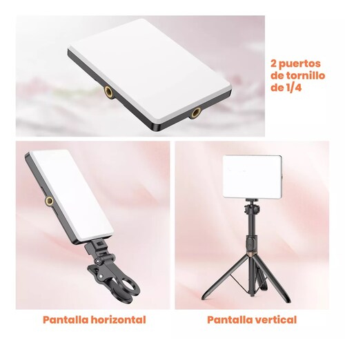 Luz 60 Led Para Celular Con Clip,luz Portátil Para Selfie