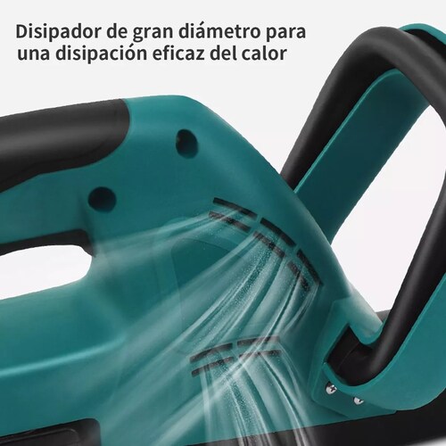 Cortasetos Eléctrico Inalámbricopara De Poda Con 2 Baterías