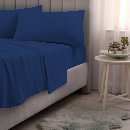 Juego Sábanas Matrimonial | Sumie Royal Blue