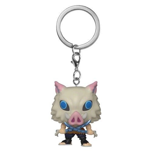 Funko Pop Llavero Inosuke Hashibira Con Espadas Demon Slayer Anime Fig Original