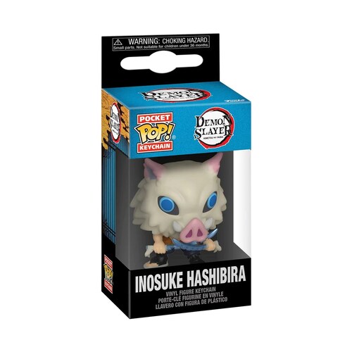 Funko Pop Llavero Inosuke Hashibira Con Espadas Demon Slayer Anime Fig Original