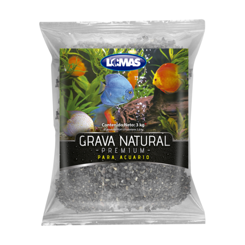 GRAVA PARA ACUARIO MARMOL GRIS OXFORD 3 KG