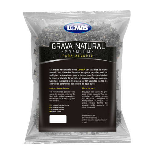 GRAVA PARA ACUARIO MARMOL GRIS OXFORD 3 KG