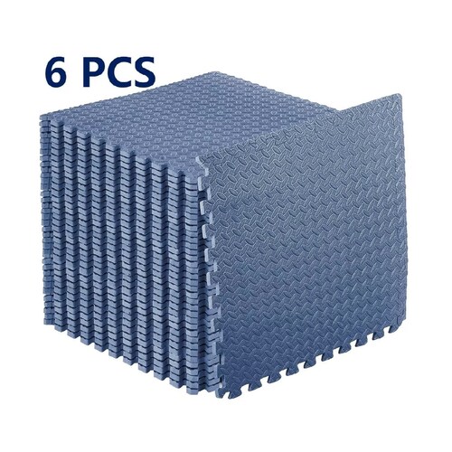 Piso De Neopreno De Alta Resistencia Para Gimnasios Durable Azul