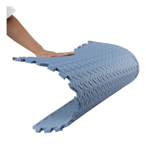 Piso De Neopreno De Alta Resistencia Para Gimnasios Durable Azul
