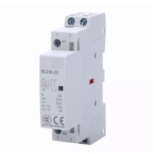 Contactor Relevador 25a 2 Fases 110v Motor Bomba Durable