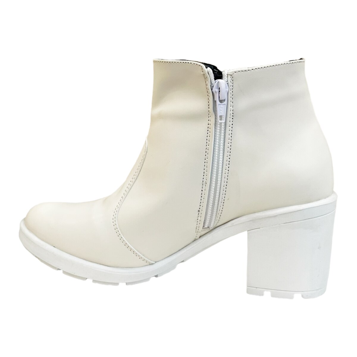 Botines blancos mujer discount 2019