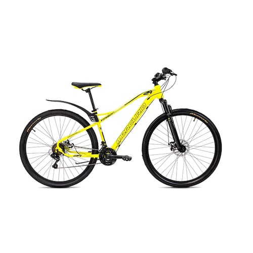 BICICLETA MERCURIO KAIZER MTB R29 21V SHIMANO DISCO AMARILLO ENDY16.