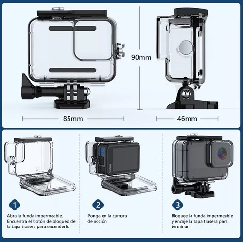 Kit De Accesorios 29en 1 Axnen Para Gopro Hero 11 10 9 Black