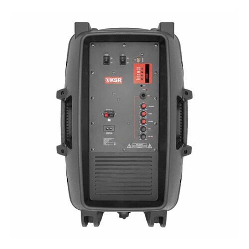 Bocina bafle recargable KAISER KSW-5015 15" tripié y micrófono