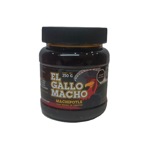 El Gallo Macho Docepack Salsa Macha machipotle 250grs