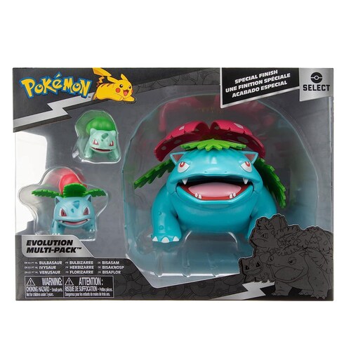 Pokemon Bulbasaur + Ivysaur + Venusaur.
