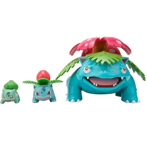 Pokemon Bulbasaur + Ivysaur + Venusaur.