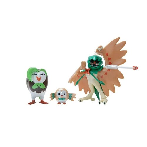 Pokemon Rowlet + Dartrix + Decidueye.