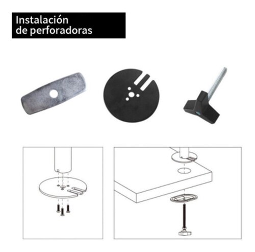 Soporte De Monitor Dual Para Monitor Y Portátil Negro