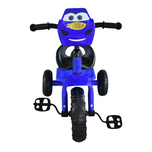 Triciclo para niños con Canastilla Rayo Mc Queen Azul