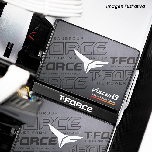 Unidad de Estado Solido SSD 2.5 512GB TEAMGROUP T-FORCE VULCAN Z SATA III 540/470 MB/s T253TZ512G0C1 
