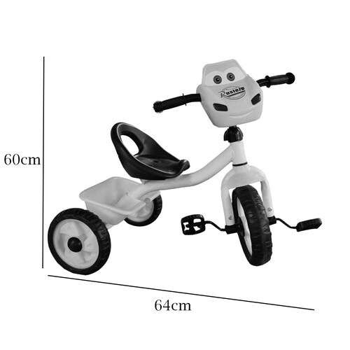 Triciclo para niños con Canastilla Rayo Mc Queen Rosa