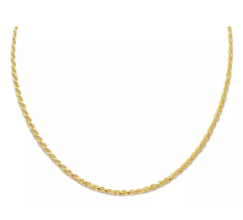 Cadena Torsal Oro 14 Kilates. Oro Fino Joyería.
