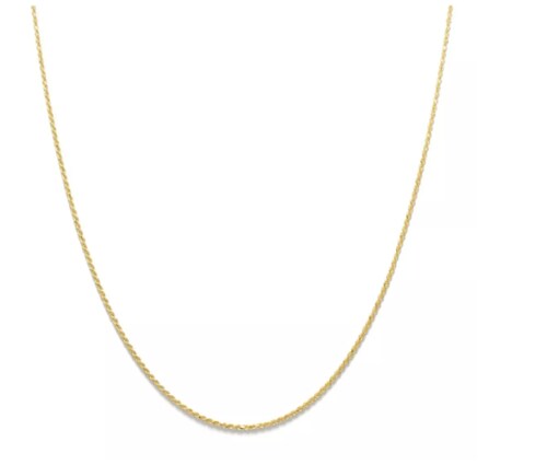 Cadena Torsal Oro 14 Kilates. Oro Fino Joyería.