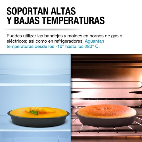 Moldes para Hornear Antiadherentes de Acero 6 Pack