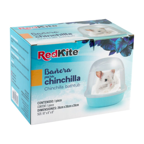 BAÑERA P/CHINCHILLA C/PUERTA