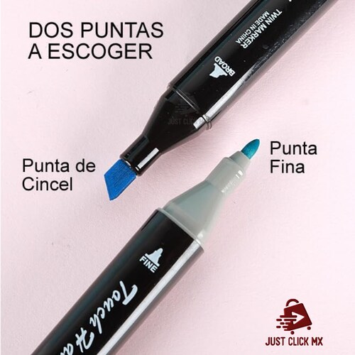 Set 48 Plumones De Colores De Doble Punta