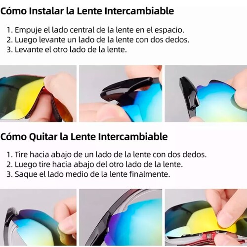 Lentes Deportivos Polarizados Unisex Para Ciclismo