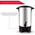 Cafetera Percoladora RCA Acero Inoxidable 6L 40 Tazas RC-6L
