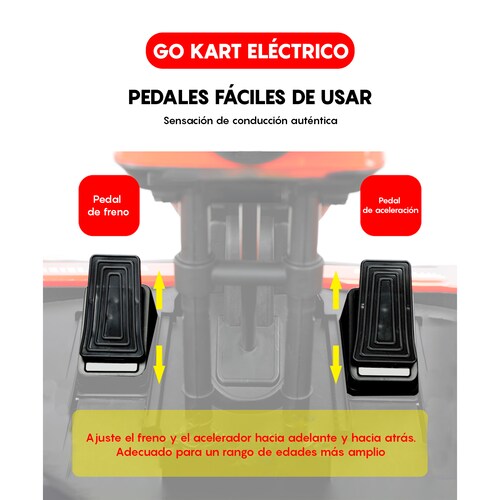 Go Kart Eléctrico Infantil Honey Whale K5 Blanco