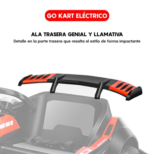 Go Kart Eléctrico Infantil Honey Whale K5 Blanco