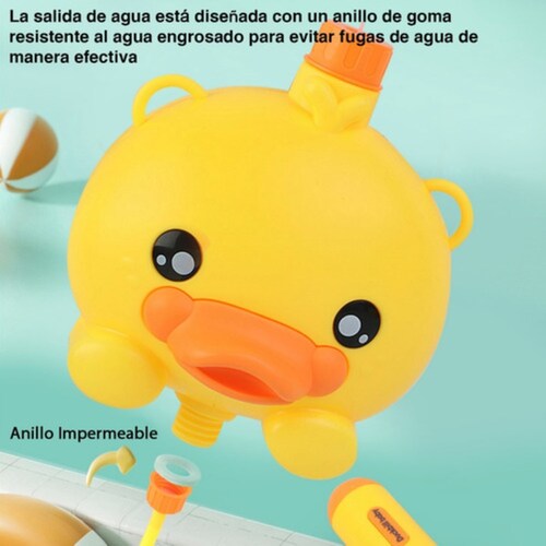 Pistola De Agua De Juguete De Patito Amarillo
