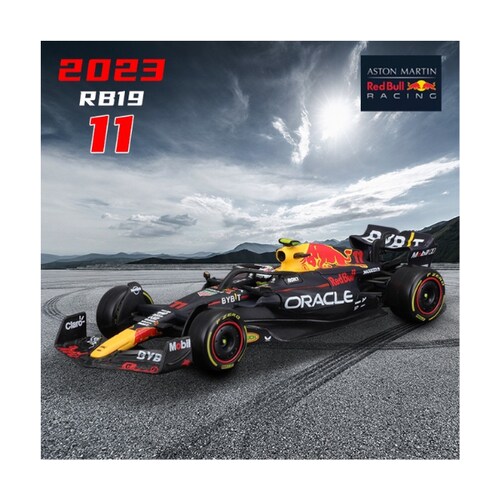 RB19 Checo Pérez Red Bull 2023 F1 Formula 1  Escala 1:43 Casco 