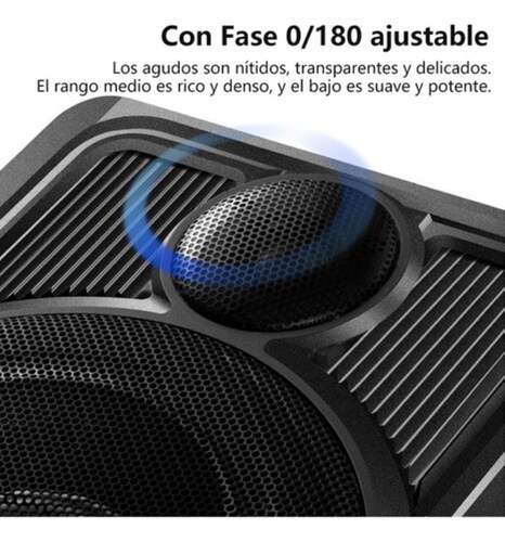 Amplificado 10 Pulgadas, Bocinas Para Carros 600w NEGRO 