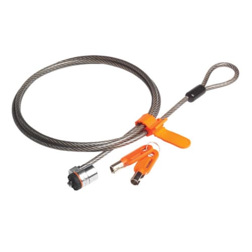 Kensington Candado de Llave para Laptop Microsaver, 1.8 Metros, Plata