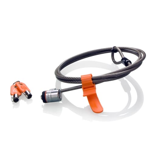 Kensington Candado de Llave para Laptop Microsaver, 1.8 Metros, Plata