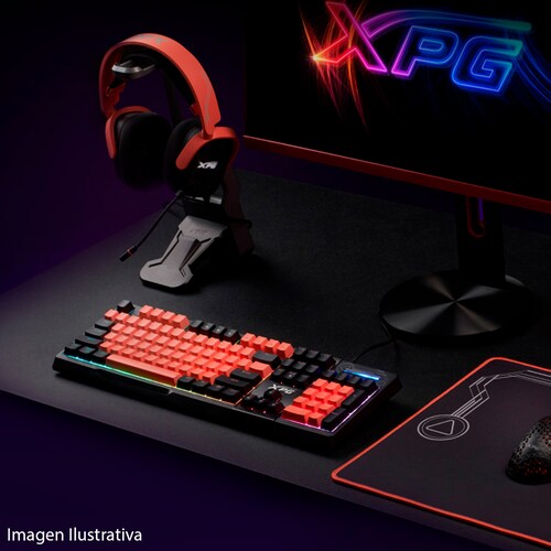 Teclado Gamer XPG SEEKER MERA EDITION RGB USB SEEKER105ZBK/OGCES 