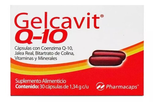 Gelcavit Q10 Con 30 Cápsulas Pharmacaps