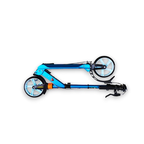 Scooter Patín Urbano Plegable Con Freno Azul.
