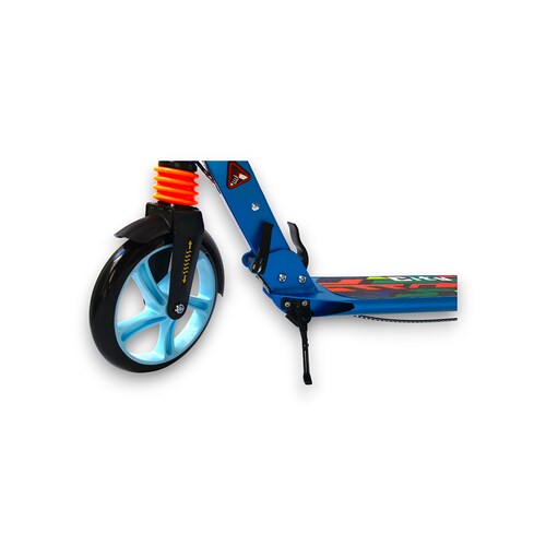 Scooter Patín Urbano Plegable Con Freno Azul.