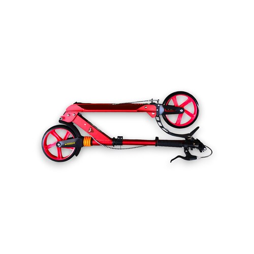 Scooter Patín Urbano Plegable Con Freno Rojo.