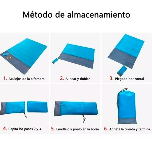 Manta Para Playa Impermeable Colchonetas Camp Picnic Petate