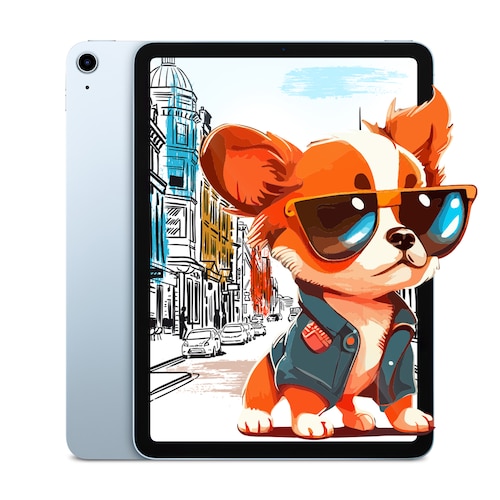 Tablet Apple Ipad AIR 4TH gen A14 64GB 10.9Pulg Wifi us Sky Blue fyfq2ll Refurbished	.