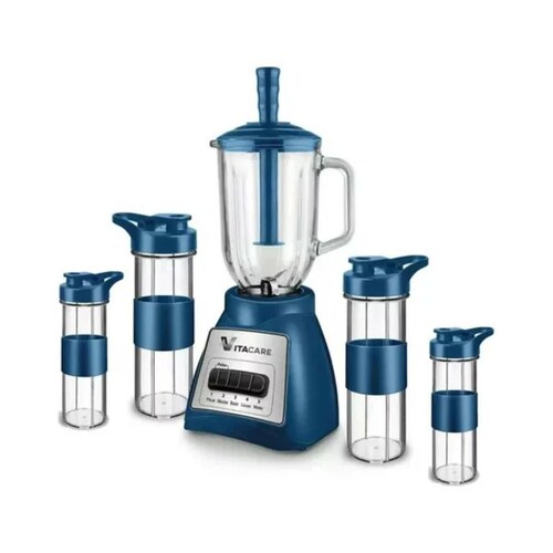 Nutriprocesador Vitacare 4915 4 Vasos 600 W Azul.