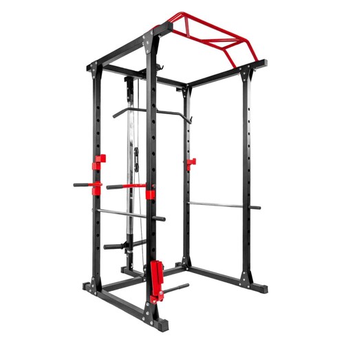 Rack Jaula Sentadilla Squat Barra Olimpica Multifuncional