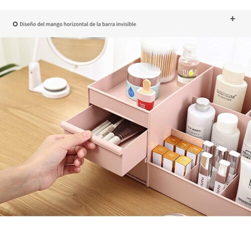 Caja Organizadora Maquillaje Con Gavetas De Multifuncional Rosa