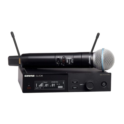 Shure Sistema Inalambrico Digital C/ Mic De Mano Slxd24-b58.