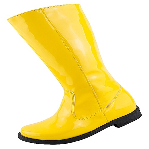 Bota Niña Bely Y Beto Cómodas Charol Amarillo Moda 8100-ca.