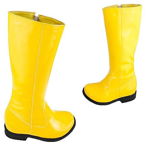Bota Niña Bely Y Beto Cómodas Charol Amarillo Moda 8100-ca.